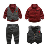 3pcs Boy Gentleman Suit
