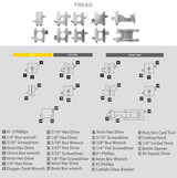 29 in 1 Stainless Steel Multi Functional Tool Bracelet
