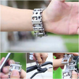 29 in 1 Stainless Steel Multi Functional Tool Bracelet