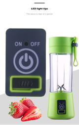 USB RECHARGEABLE MINI PORTABLE SMOOTHIE BLENDER FRUIT VEGETABLE ELECTRIC JUICER BLENDER 380ML