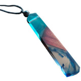 Solid Wood Personalized Pendant Necklace