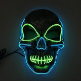 Halloween Mask Neon Masks LED Scary Skull Masque