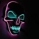 Halloween Mask Neon Masks LED Scary Skull Masque