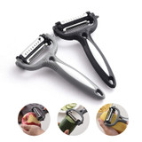 Multifunction 360 Degree Vegetable Julienne Peeler Fruit Potato Carrot Grater Slicer