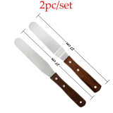 6PCs/Set Plastic Cake Turntable Rotating Cake Plastic Dough Knife Decorating 10 Inch Cream Cakes