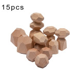 Wooden Jenga Building Block Colored Stone Creative Educational Toys Stacking Game Wooden Toy