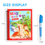 Reusable Coloring Book Magic Water Drawing Book Sensory Early Education Toys For Kids Birthday Gift
