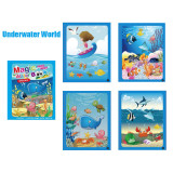 Reusable Coloring Book Magic Water Drawing Book Sensory Early Education Toys For Kids Birthday Gift