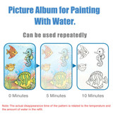Reusable Coloring Book Magic Water Drawing Book Sensory Early Education Toys For Kids Birthday Gift