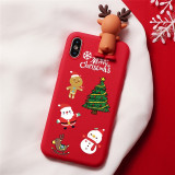 Christmas Cute Anime Deer Case For iPhone 11 12 Pro XS Max XR X SE 2 2020 Christmas Cute Anime Deer Case For iPhone 11 12 Pro XS Max XR X SE 2 2020