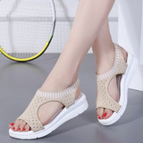 New Women Sandals Female Shoes Summer Wedge Comfortable Sandals Ladies Slip-on Flat Sandals Women Sandalias 35-44