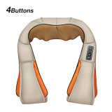 U Shape Electrical Shiatsu Body Shoulder Neck Massager Back Infrared 4D Kneading Massage Car Home Best Gift HealthCare