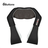 U Shape Electrical Shiatsu Body Shoulder Neck Massager Back Infrared 4D Kneading Massage Car Home Best Gift HealthCare