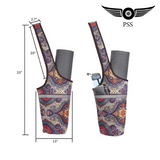 Printed Canvas Waterproof Yoga Bag Fitness Mats Supplies