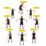 11pcs Resistance Band Set 11pcs Resistance Band Set