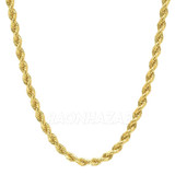 Iced Gold / Silver Buddha Pendant w/ 5mm Franco Chain / Hands of Hamsa w/ 4mm Rope Chain Set