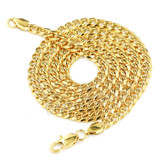 Raonhazae Hip Hop Ice CZ Bubble Broken Heart Full Diamond Pendant Necklace Chain w/ 4mm 24" Cuban Chain