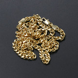 Hiphop Unicorn Brass Pendant W/ 5mm 18-30 inches Cuban Chain
