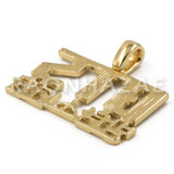 K-Pop BTS DNA Army Your Concert Korean Lettered Pendant w/ 2mm Box Chain Gold K-Pop BTS DNA Army Your Concert Korean Lettered Pendant w/ 2mm Box Chain Gold