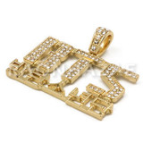 K-Pop BTS DNA Army Your Concert Korean Lettered Pendant w/ 2mm Box Chain Gold K-Pop BTS DNA Army Your Concert Korean Lettered Pendant w/ 2mm Box Chain Gold