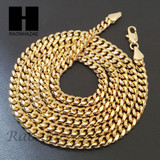 14K PT Gold GRIND DAILY Pendant W/5mm 24" 30" Cuban Chain