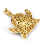 14K PT Gold SNAPCHAT GHOST Pendant W/5mm 24" 30" Cuban Chain 14K PT Gold SNAPCHAT GHOST Pendant W/5mm 24" 30" Cuban Chain
