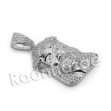 Lab diamond Micro Pave Jesus Face w/ Miami Cuban Chain BR116