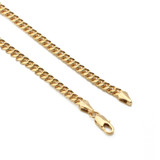 Lab diamond Micro Pave Rounded Medival Cross Pendant w/ Miami Cuban Chain BR020