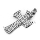 Lab diamond Micro Pave Anarchy Jesus Piece Pendant w/ Miami Cuban Chain BR016