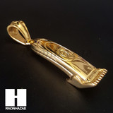 316L Stainless steel Gold Barber Clipper Trimmer Pendant SS017