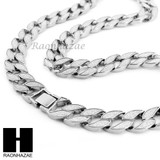 Hip Hop Cross Pendant 16" Choker 18" Tennis 30" Miami Cuban Chain 19S