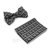 MASONIC FREEMASON GOLD COMPASS HANDKERCHIEF NECKTIE 2PIN FLOWER SET W/ RING G1