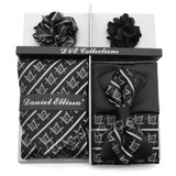 MASONIC FREEMASON SILVER COMPASS HANDKERCHIEF NECKTIE 2PIN FLOWER SET W/ RING