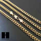 Micro Pave 14K Gold PT Angel Bling Pendant w/ Miami Cuban Chain B031G