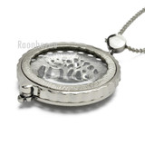 New Silver 5X Magnifying Glass Tree of Life Pendant 31" Chain Necklace SJ045S