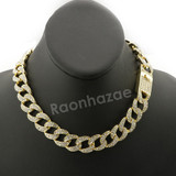 Hip Hop Quavo Medusa Miami Cuban Choker Tennis Chain Necklace L41
