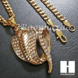316L Stainless steel Gold Bling Cobra w/ 5mm Cuban Chain SG09 316L Stainless steel Gold Bling Cobra w/ 5mm Cuban Chain SG09