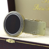 Men Digital Smart Watch Mash Band 14K Gold Silver PT Smart Watch F28GS
