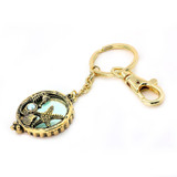 5X Magnifying Glass Starfish Seahorse Key Chain Pendant Chain Necklace Set SJ5G