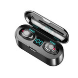 Waterproof LED Display Touch Control Smart Earphones with Rechargeable Case/Free Shipping