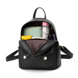 Women Fashion Girls Bowknot Cute PU Leather Backpack Mini Backpack Purse/Free Shipping