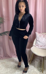 Velvet Two Piece Set