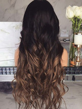 Foxwigs Lace Front Wigs Body Wave Center Part Long Hair Wig with Lace Front/Free Shipping