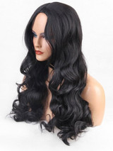 Foxwigs Lace Front Wigs Hair Center Part Long Body Wave Wig/Free Shipping