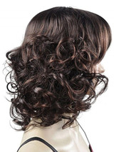 Foxwigs Lace Front Wigs Side Bang Curly Medium Hair Fluffy Wig/Free Shipping