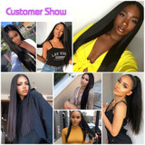 Lace Closure Wig Lace Front Human Hair Wigs 150 Density Indian Straight Human Hair Wigs For Black Women Hairstyled 13X4 4x4/Free Shipping
