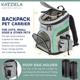 Katziela  Airline Approved Backpack for Pets