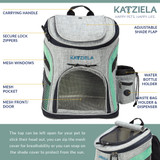 Katziela  Airline Approved Backpack for Pets