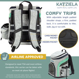Katziela  Airline Approved Backpack for Pets
