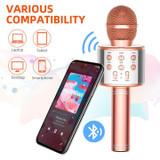 WIRELESS PORTABLE HANDHELD BLUETOOTH KARAOKE MICROPHONE